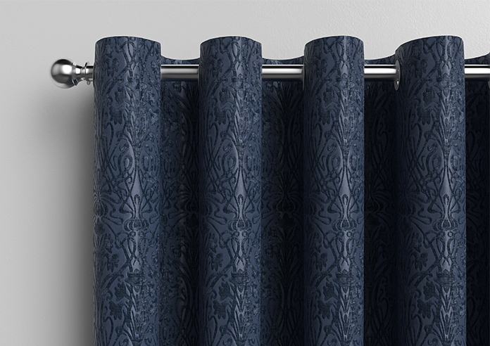 Tiverton, Indigo - Made to Measure Curtains - Image 12